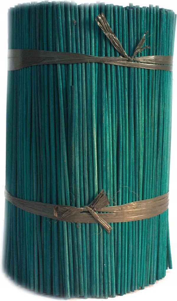 Rattan pálcikák zöld 25cm/3mm 50db