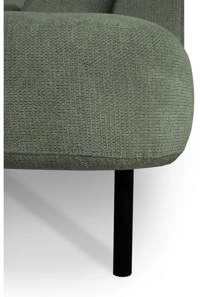 Zöld sarokkanapé (jobb oldali-U alakú) Hero – Scandic