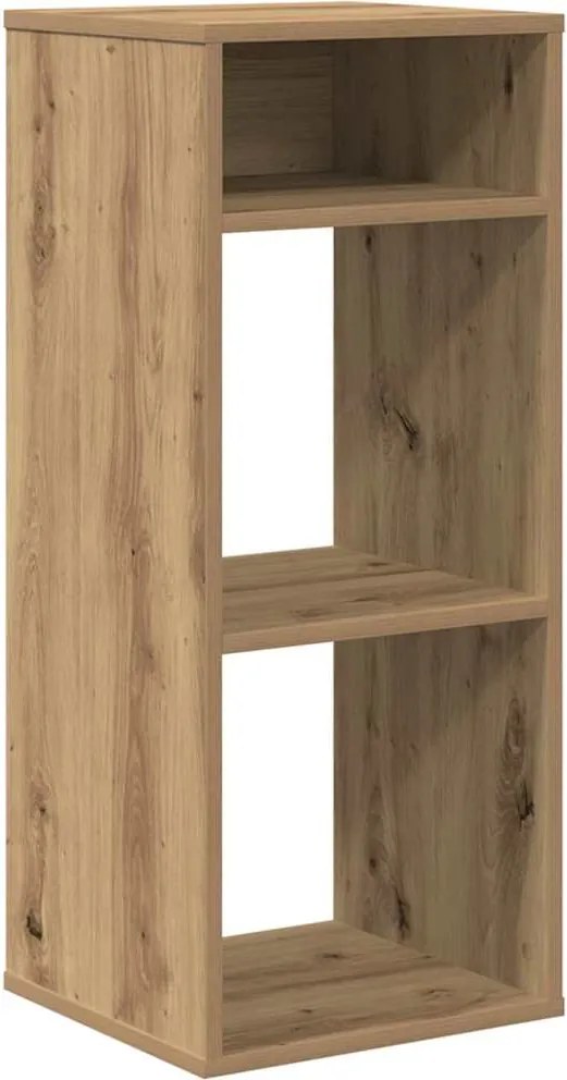 vidaXL könyvszekrény kézműves tölgy 34x31x80 cm szerelt fa