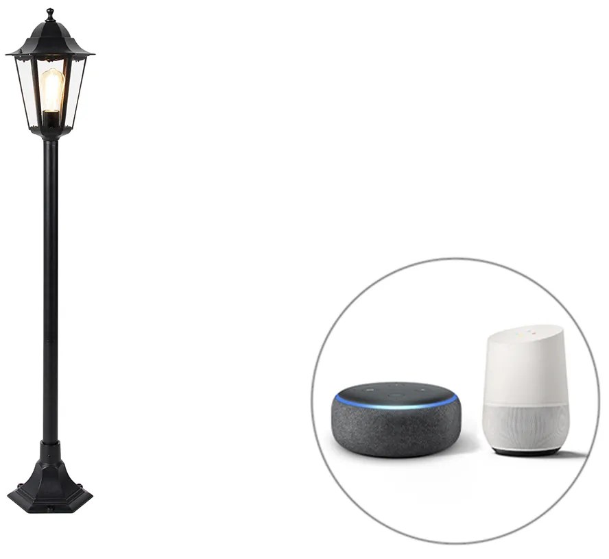 Okos kültéri állólámpa fekete 125 cm ST64 WiFi-vel - New Orleans