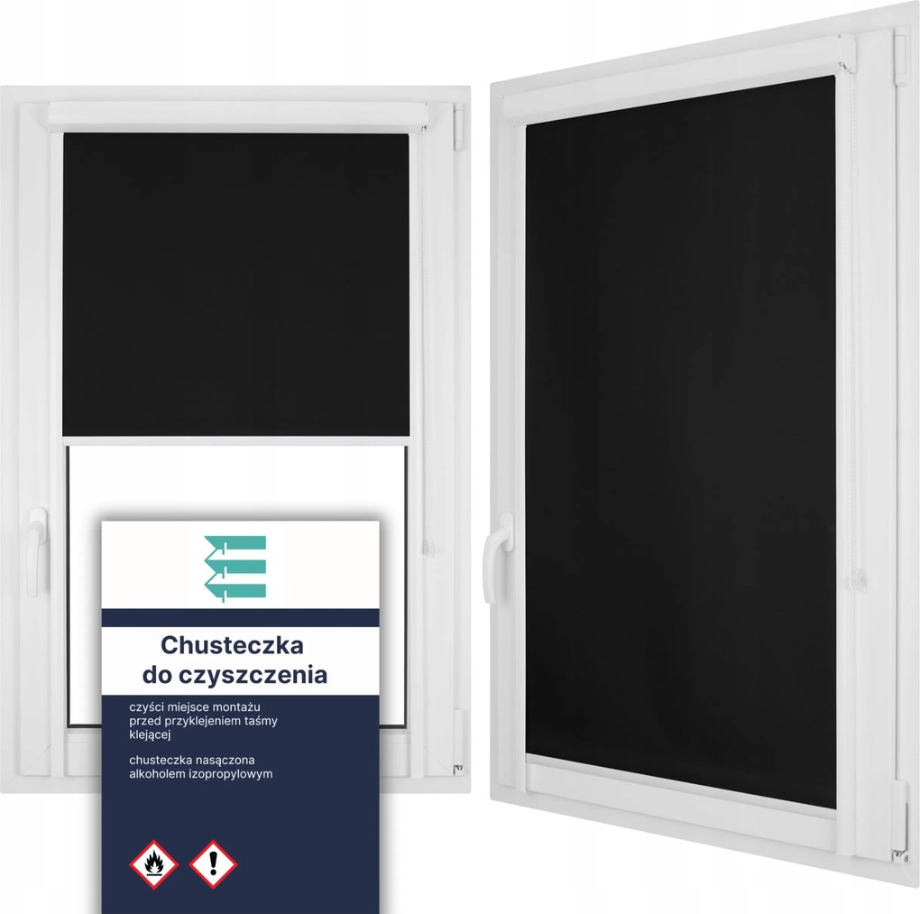 Hőszigetelő rolók fehér Pvc kazettában, vezetősínekkel, 88x150 cm Rena