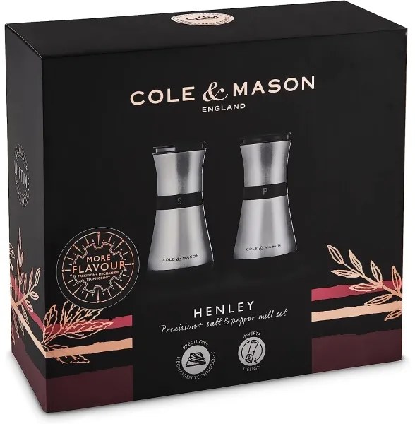 Cole&Mason - Só- és borsdaráló készlet HENLEY 2 db 13,5 cm