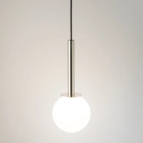 Csillár zsinóron DAISY 1xG9/12W/230V átm. 14 cm fényezett króm/fekete/fehér