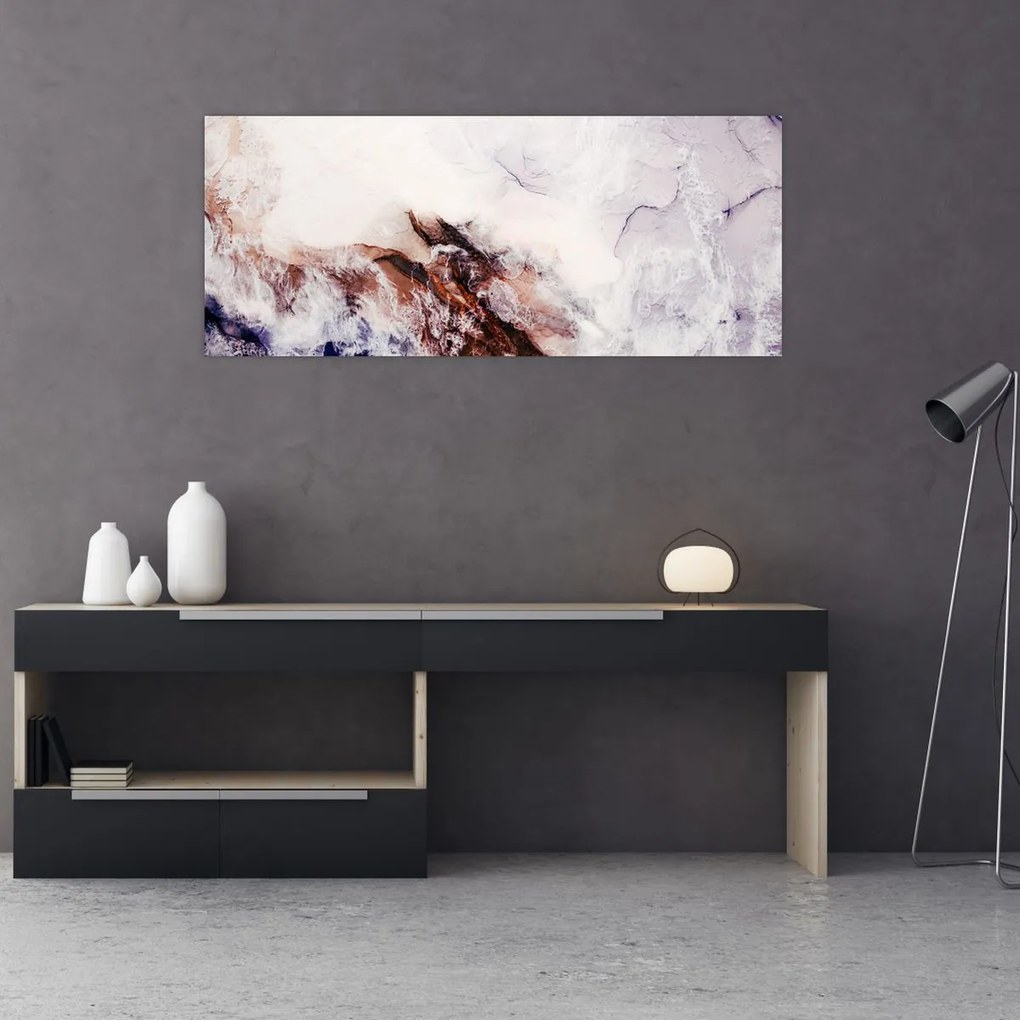 Kép - Lila márvány N⁰1 (120x50 cm)