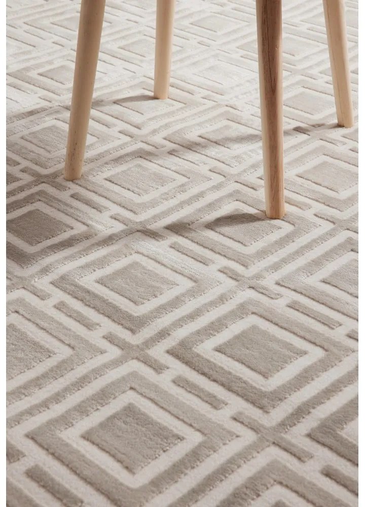 Krémszínű szőnyeg 120x170 cm Perles Howlite – Elle Decoration