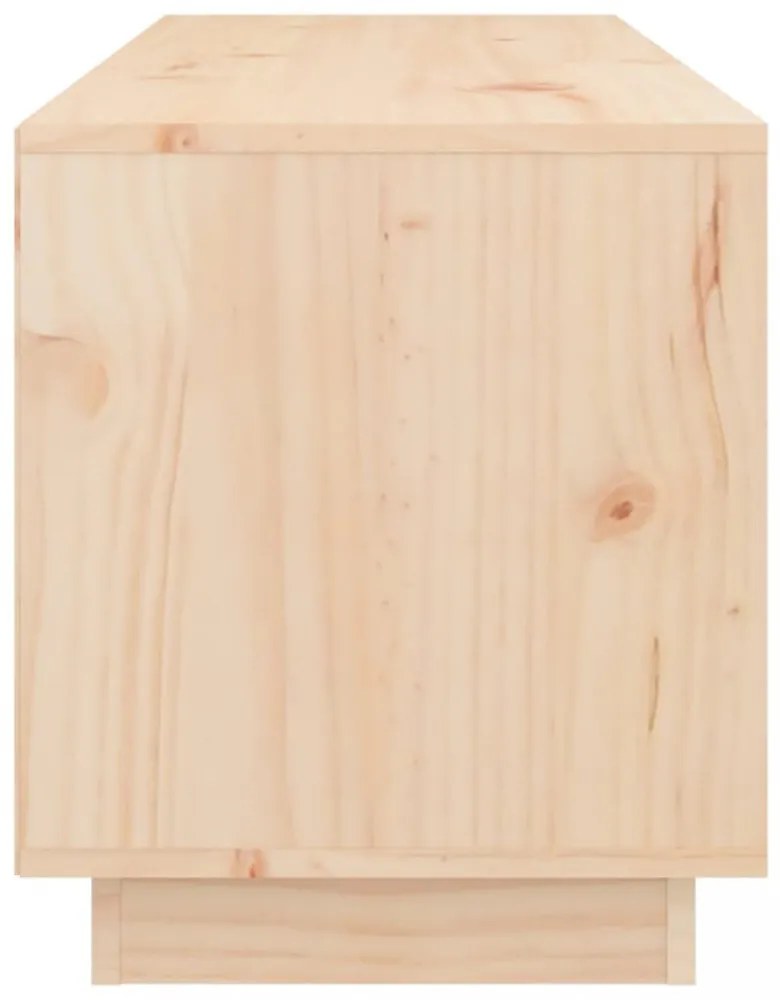 tömör fenyőfa TV-szekrény 105 x 34 x 40 cm