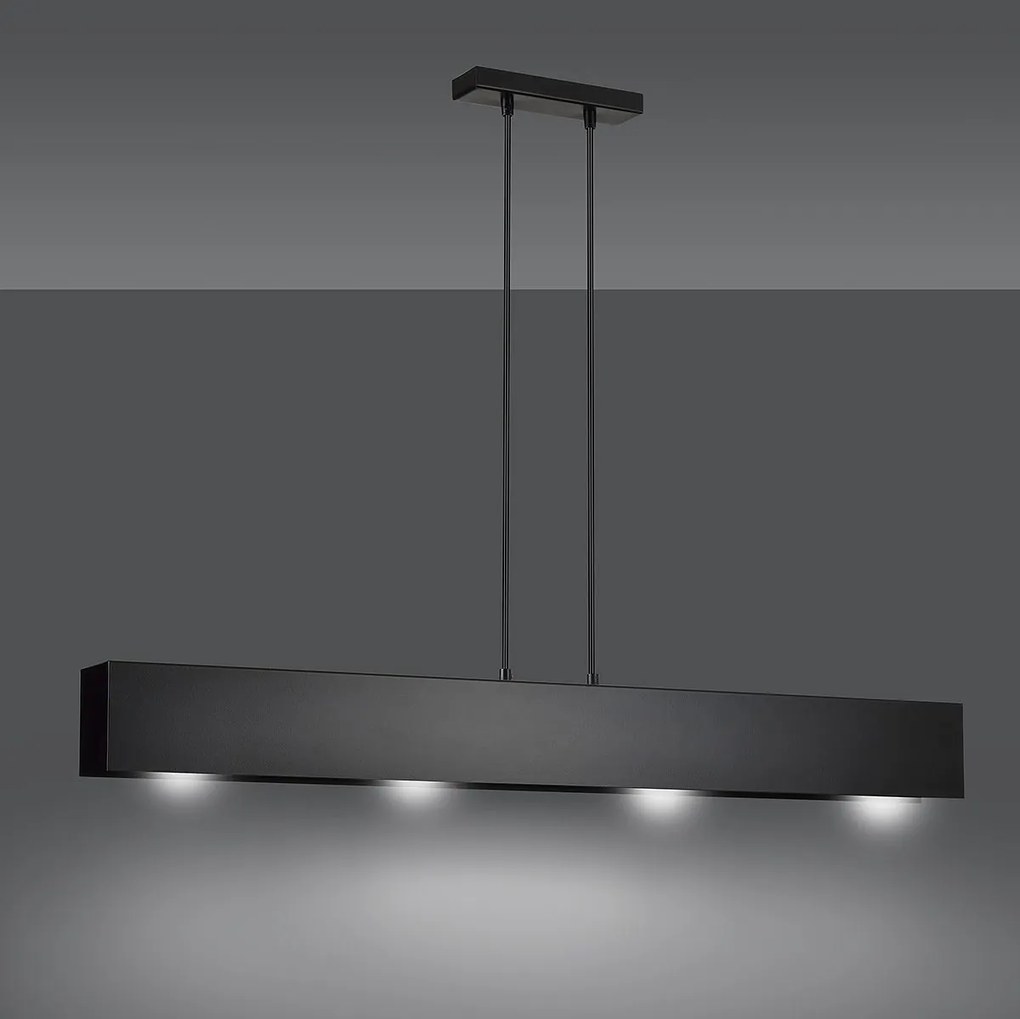 Emibig modern függeszték gentor fekete emi672/4