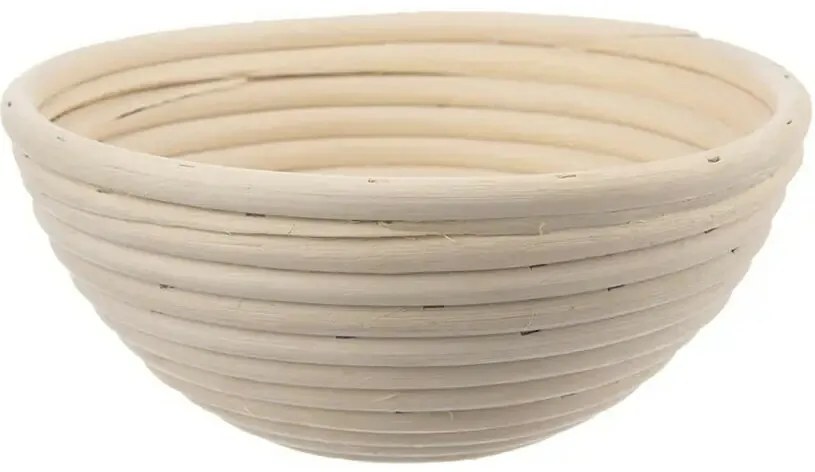 Orion rattan kenyér kelesztő kerek szakajtó, 19 cm, 19 cm átmérőjű