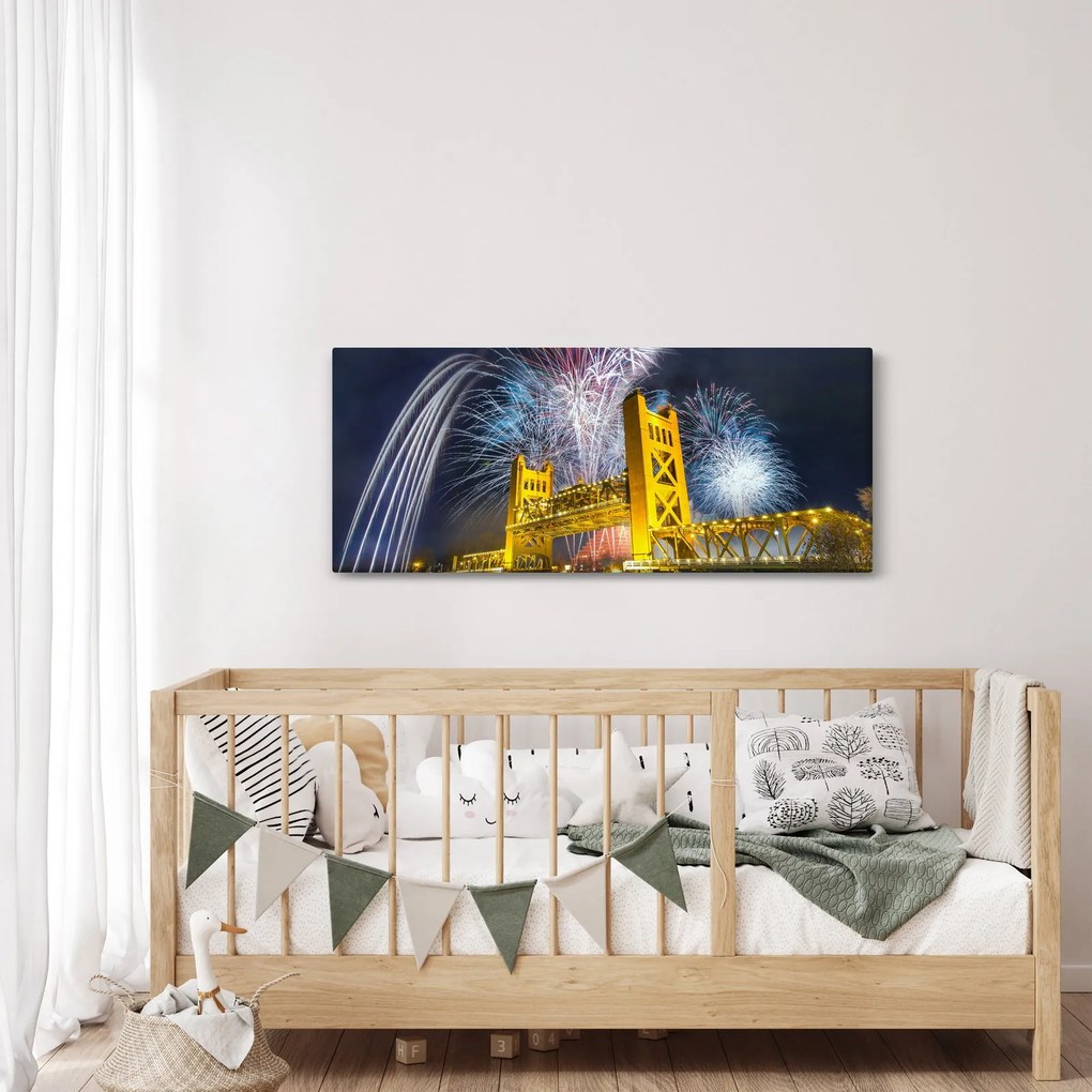 Kép - Szilveszteri éjszaka (120x50 cm)