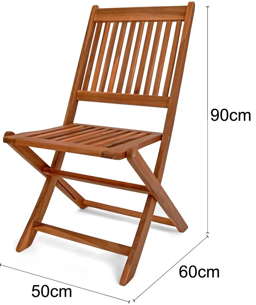 Deuba Sydney light 1+4 fa garnitúra - akác