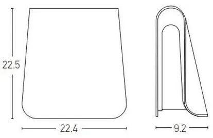 Zambelis E245 kültéri LED fali lámpa LED/6W/230V IP54 antracit