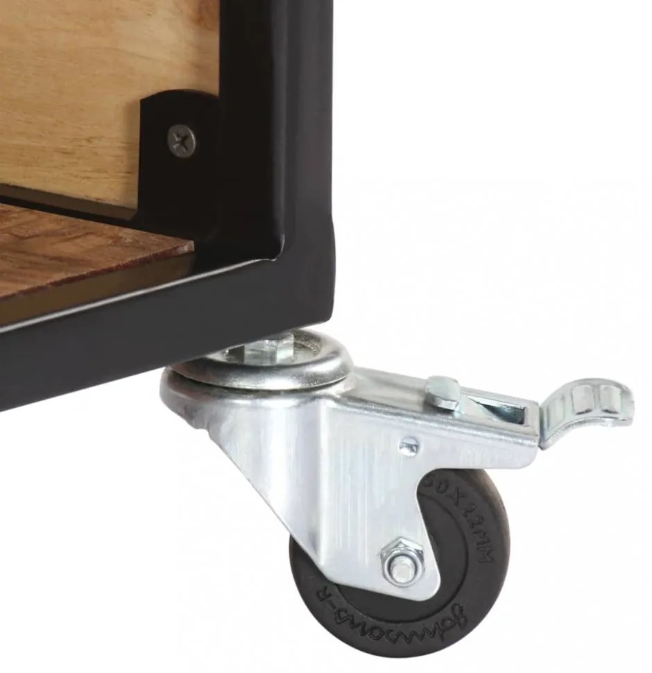 tömör akácfa dohányzóasztal 70 x 70 x 32 cm