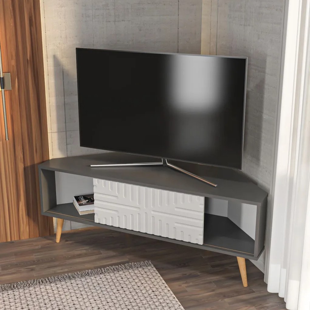 Mora - Anthracite, White