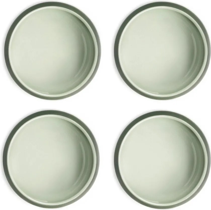 Zöld kőedény tálka szett leveses/ramenhez 4 db-os 1 l Aura Vira – Bonami Selection