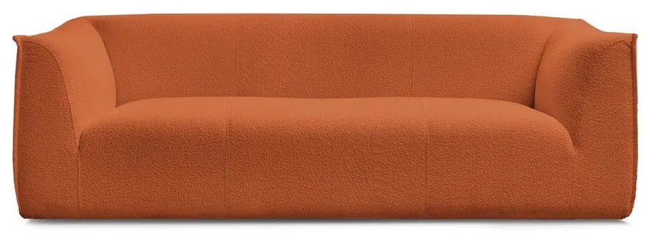 Narancssárga buklé kanapé 242 cm Giorgia – Bobochic Paris