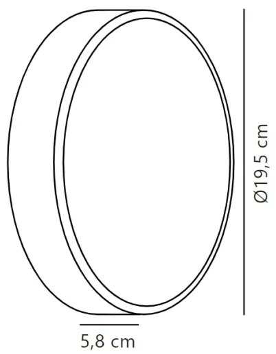 Nordlux - LED Kültéri fali lámpa OLIVER LED/9W/230V IP54 átm. 19,5 cm