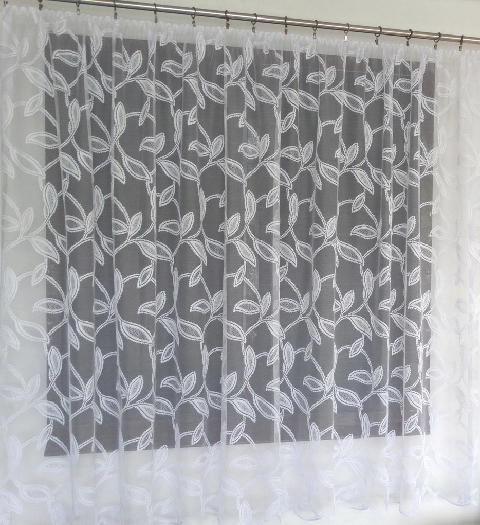 Mg Függöny 648/172 Fehér 200x180cm készre szerelve M szalaggal