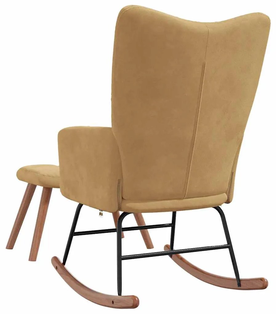 barna bársony hintaszék ülőkével