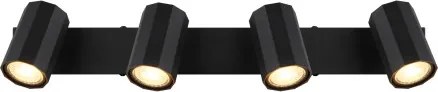 Globo 57918-4B Mennyezeti spotlámpa, fém fekete matt, alumínium fekete matt, HxSzxM: 530x60x145mm, 4x GU10 25W 230V izzók nélkül