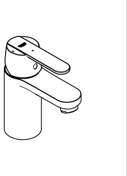 GROHE 23586LS0 - GET mosdócsaptelep, S méret, fehér