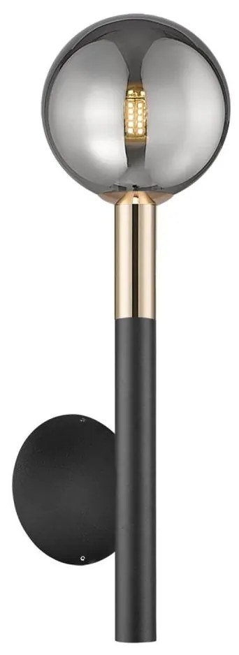 Zuma Line W0574-01B-SDFZ - Fali lámpa ARCTURUS 1xG9/4W/230V fekete