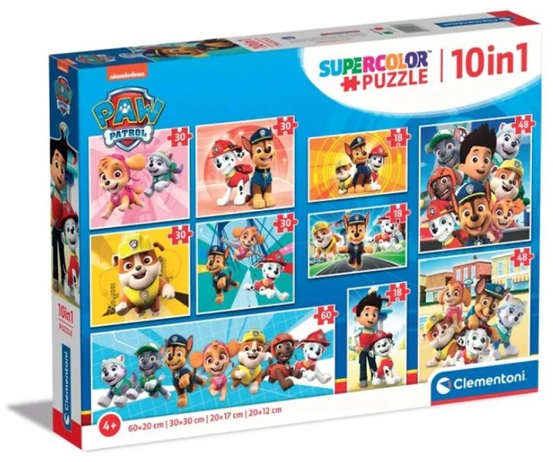 Puzzle - Paw Patrol 10 az 1-ben