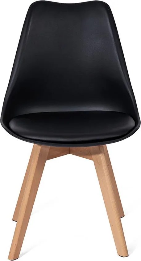 AVENBERG SKANDI 4db Étkezőszék - szett, fekete