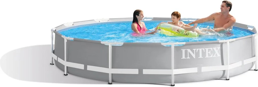 Intex Prism Frame medence 3,66 x 0,76 m papírbetétes szűrőberendezéssel