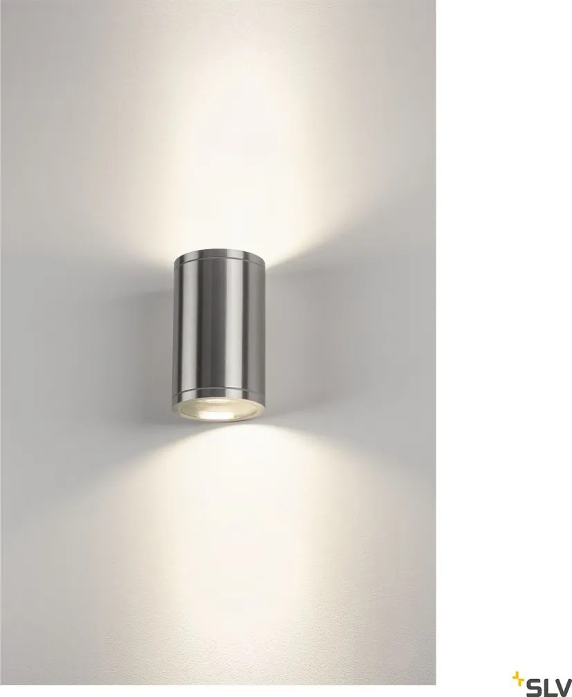 SLV 1000334 SQUARE Modern Kültéri Fali Lámpa Alumínium GU10/ES111 IP44