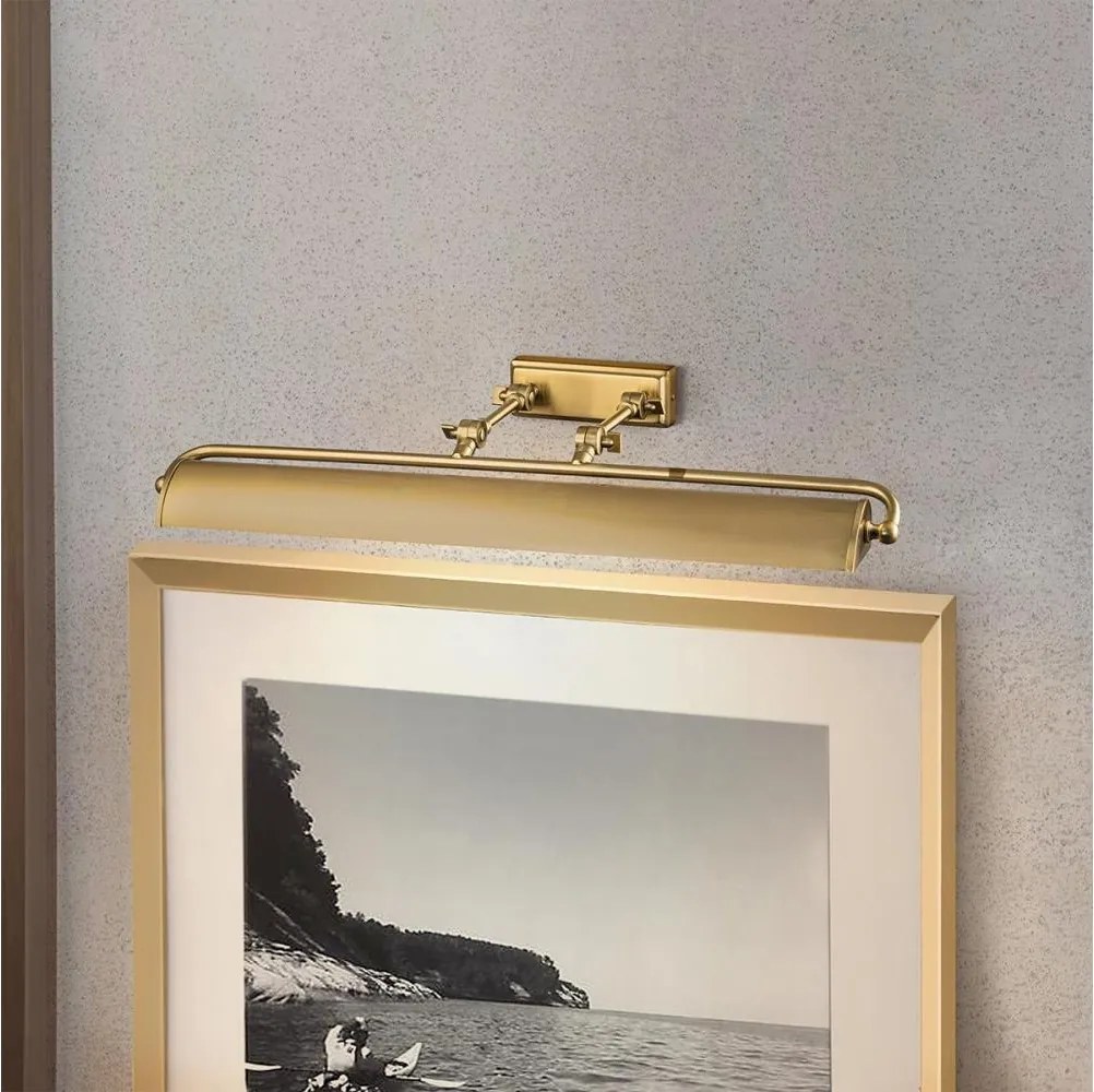 Elstead WINCHFIELD-PLL-AB - Képmegvilágító lámpa WINCHFIELD 4xE14/40W/230V arany