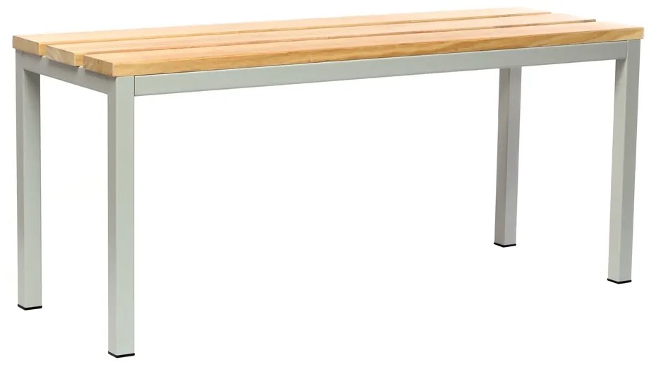 Öltöző pad 100 x 35 x 45 cm, szürke - RAL 7035