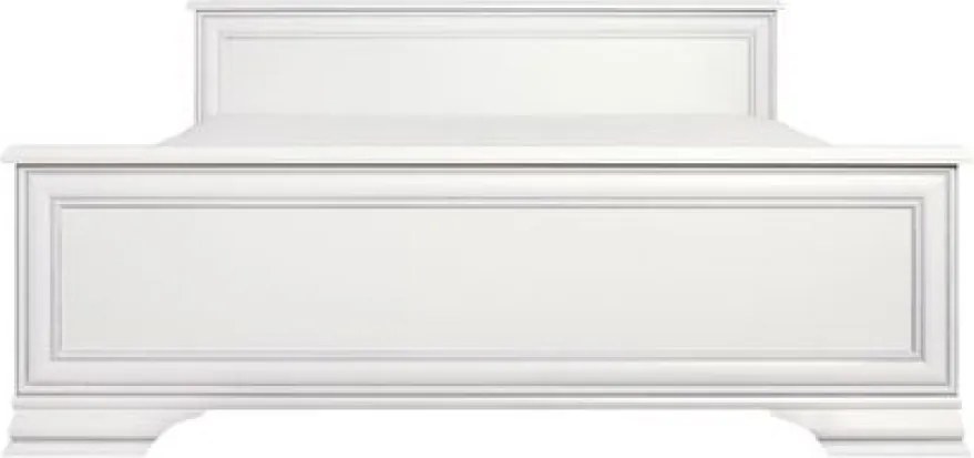 Ágy, 160x200, alpesi fehér, KENTAK