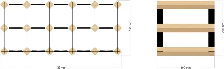 Bortartó - Raxi Classic W15 A (51 cm x 30 cm x 22.5 cm - 15 palack)