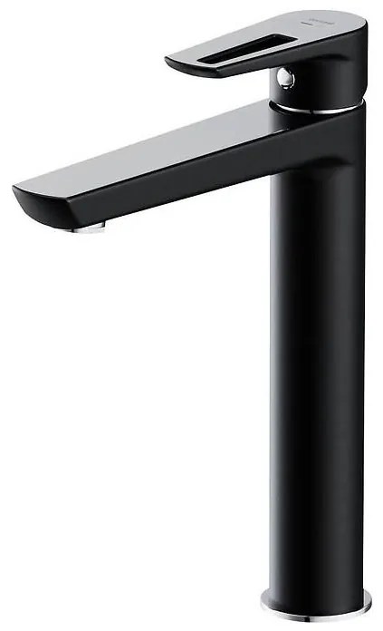 Cersanit S951-356 - MILLE 27 cm fekete mosdó csaptelep + leeresztő