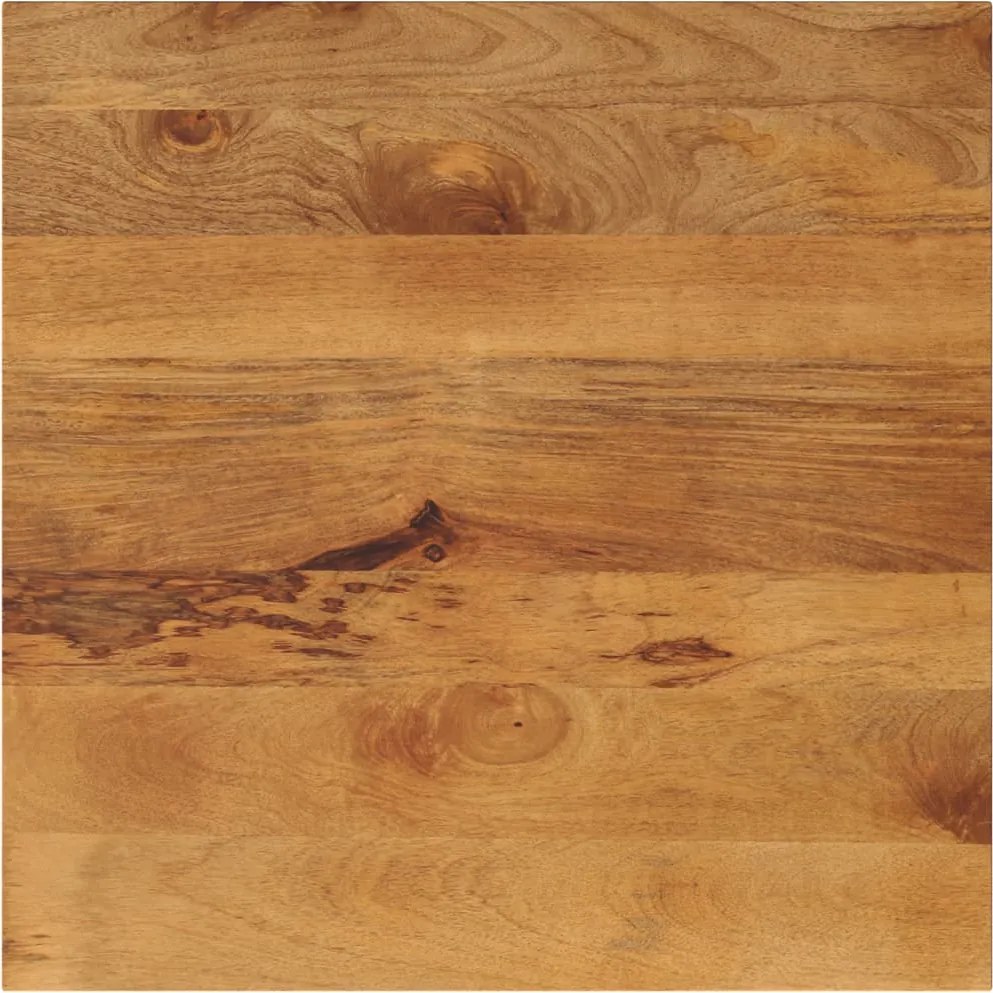 vidaXL tömör mangófa négyzet alakú asztallap 70 x 70 x 3,8 cm