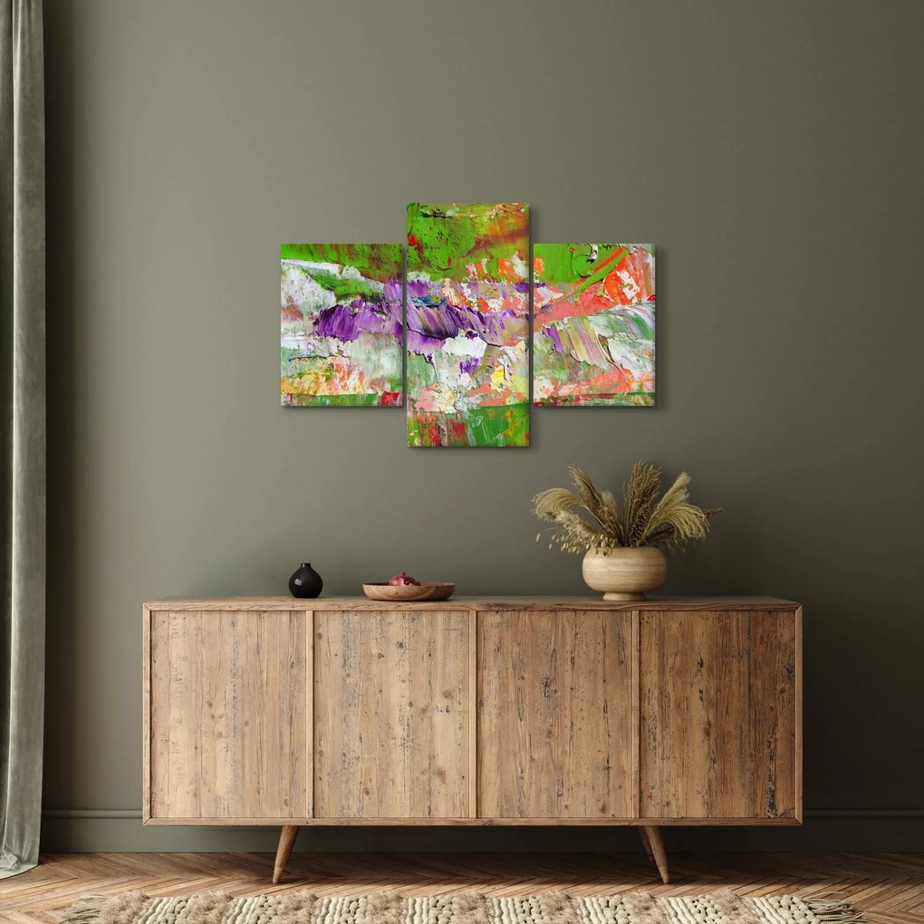 Absztrakció kép - festmény (90x60 cm)