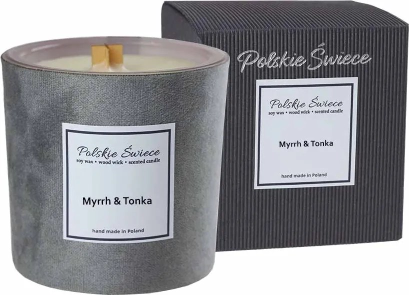 Gyertya Hevy Skin Silver Myrrh Tonka Black