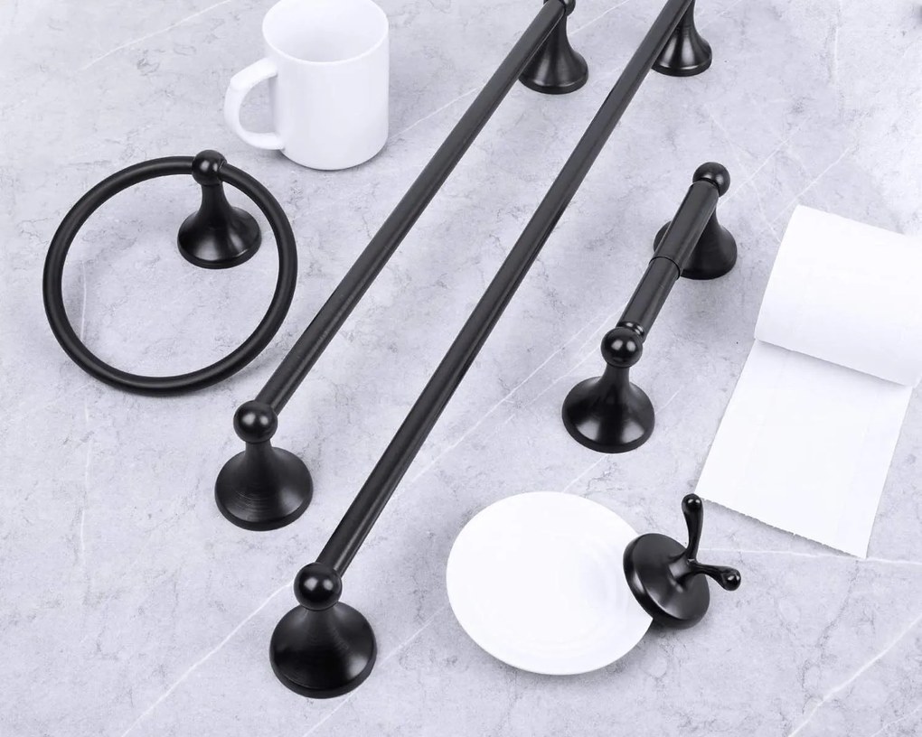 Fürdőszoba fogas Black 332868A