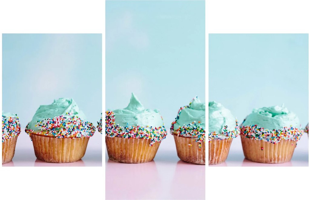 Cupcakes képe (90x60 cm)
