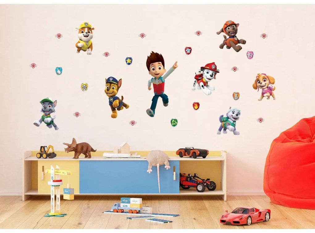 Öntapadó dekoráció Paw Patrol, 65 x 85 cm