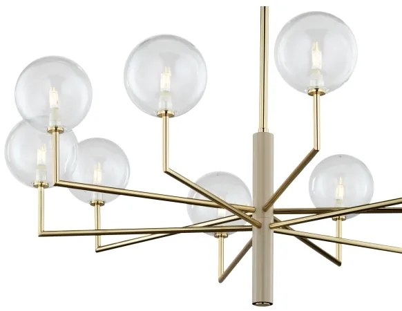 Jupiter 1976 - Csillár rúdon FEME 10xG9/10W/230V arany