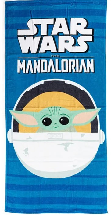 Star Wars The Mandalorian Baby Yoda fürdőlepedő, strand törölköző 70x140cm