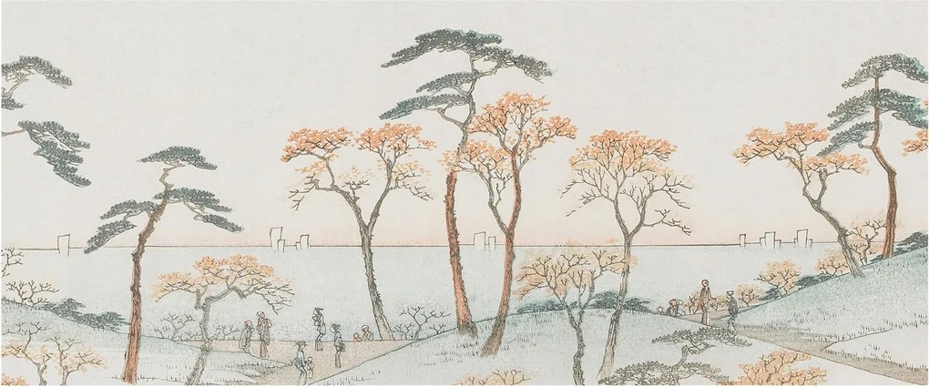 Fotótapéta Flizelin Fali Szett Csendes táj 250x104 Ragasztóval