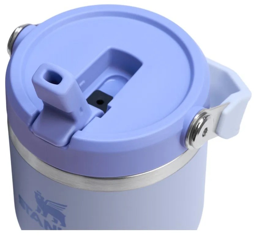 Lila rozsdamentes acél termosz 600 ml IceFlow™ Flip Straw 2.0 Tumbler Dew Drop – Stanley