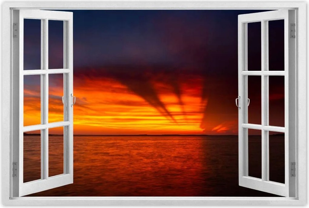 Poszterek 90x60 Tenger naplemente