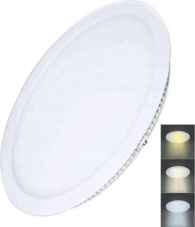 Solight Led mini panel Cct, mennyezetre szerelhető, 24W, 1800lm, 3000K, 4000K, 6000K, k