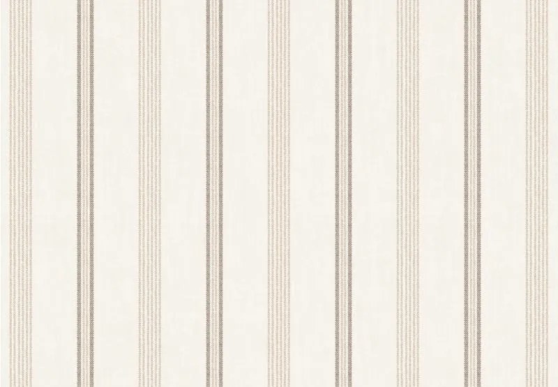 Parato Cristiana Masi Top Stripes Linen bézs-szürke csíkos vlies tapéta – 38426