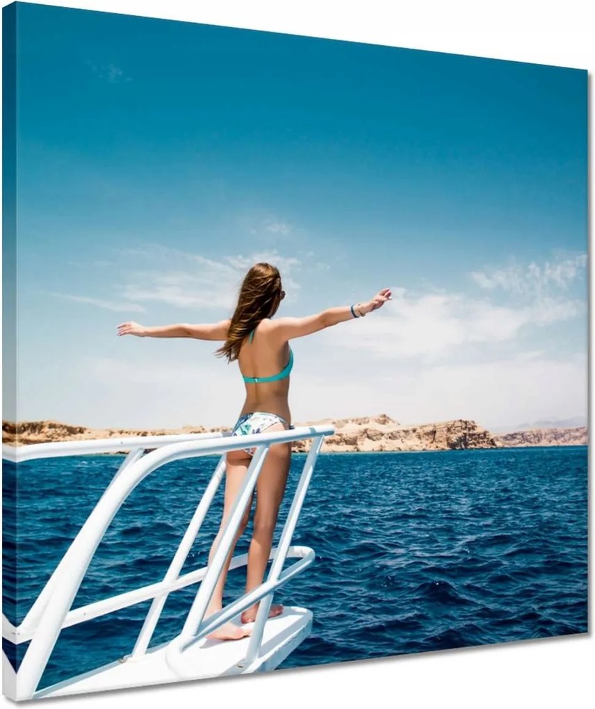 Vászonkép 40x40 Kirándulás a tengereken