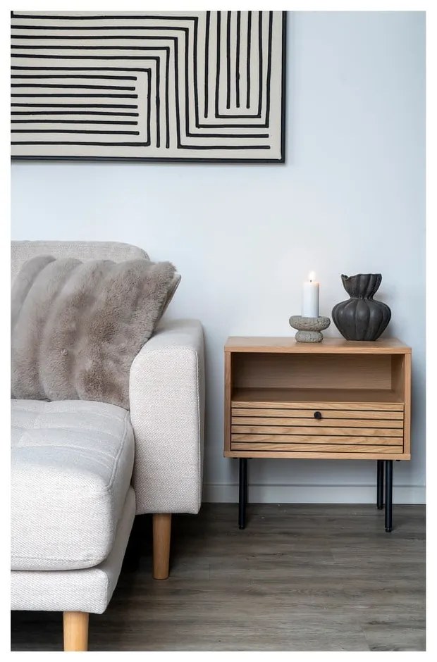 Műszőrme díszpárna 45x45 cm Galena – House Nordic