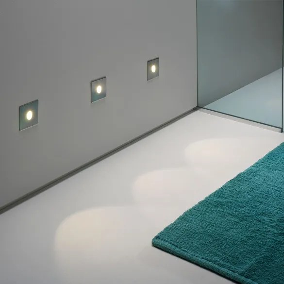 ASTRO LIGHTING 1175002 TANGO Kültéri Falba Építhető Lámpa Ezüst LED